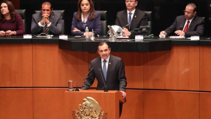 Ernesto Cordero en el Senado de la República