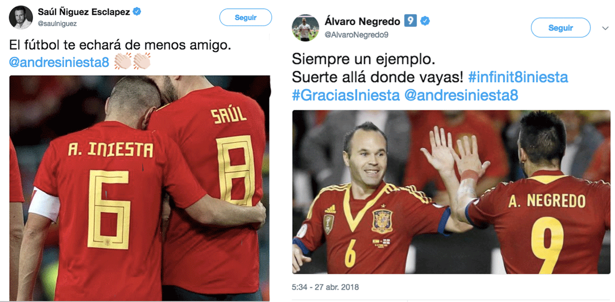 Negredo Niguez Andrés Iniesta