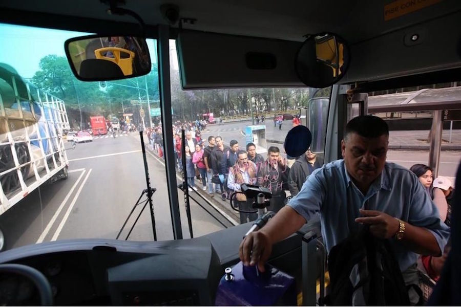 Transporte complementario metrobús Santa Fe