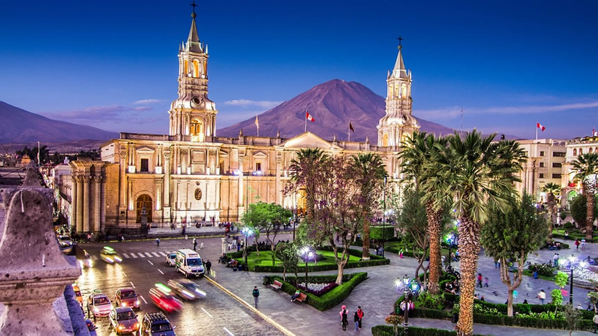 Panoramica Arequipa, Perú