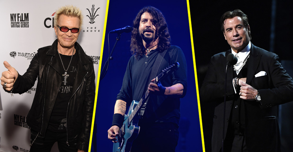 Staying alive while I’m dancing with myself: John Travolta y Billy Idol cantan con Foo Fighters