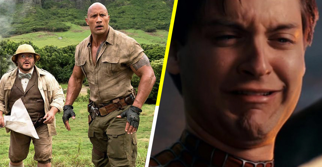 Jumanji supera a spider man en taquillas