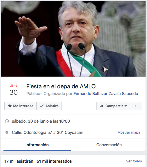 Fiesta de AMLO