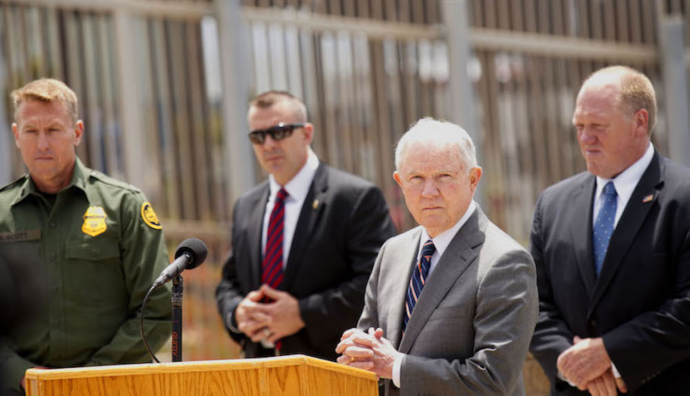 Jeff Sessions muro frontera Estados Unidos México