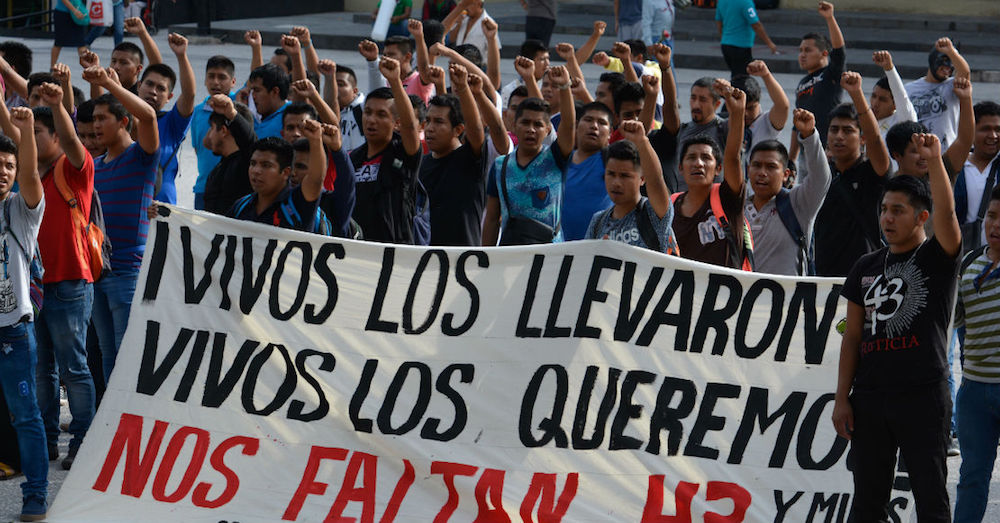 Manifestación Ayotzinapa Chilpancingo