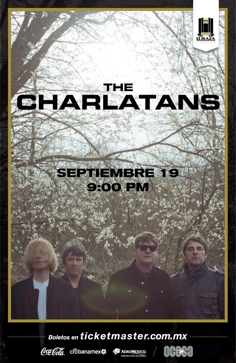 The only thing I know es… ¡The Charlatans regresan a México!