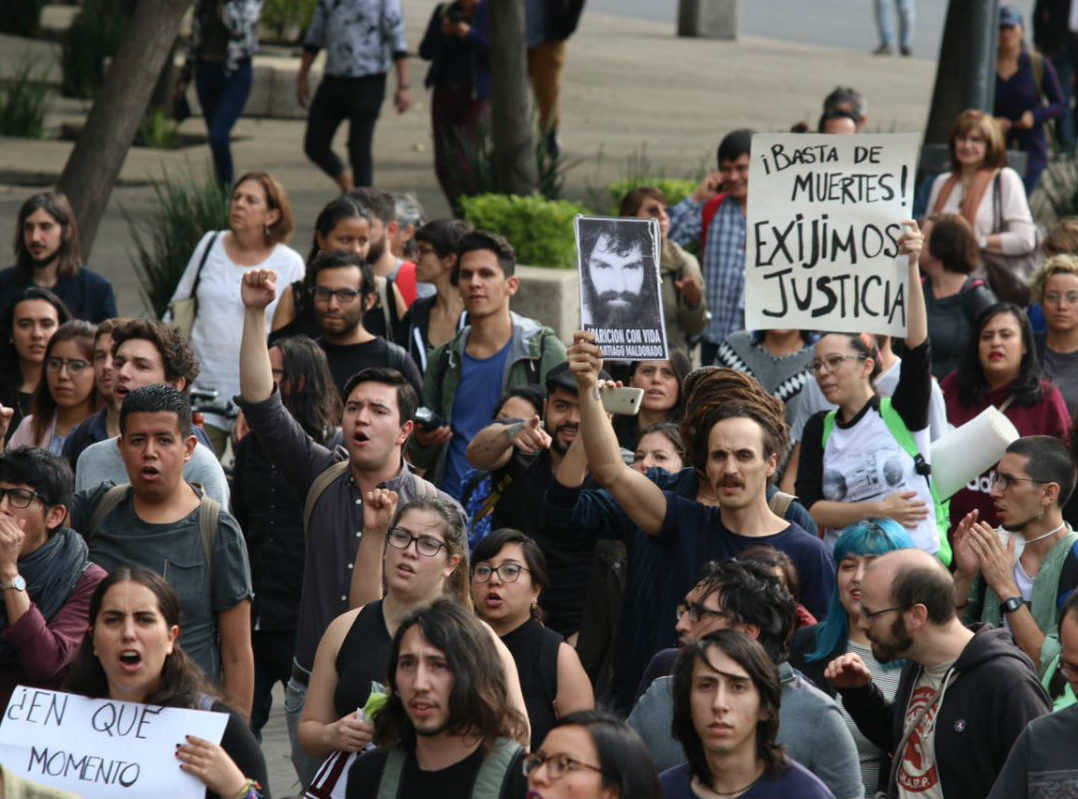 marcha estudiantes de Jalisco