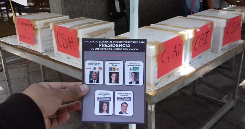 Simulacro electoral universitario