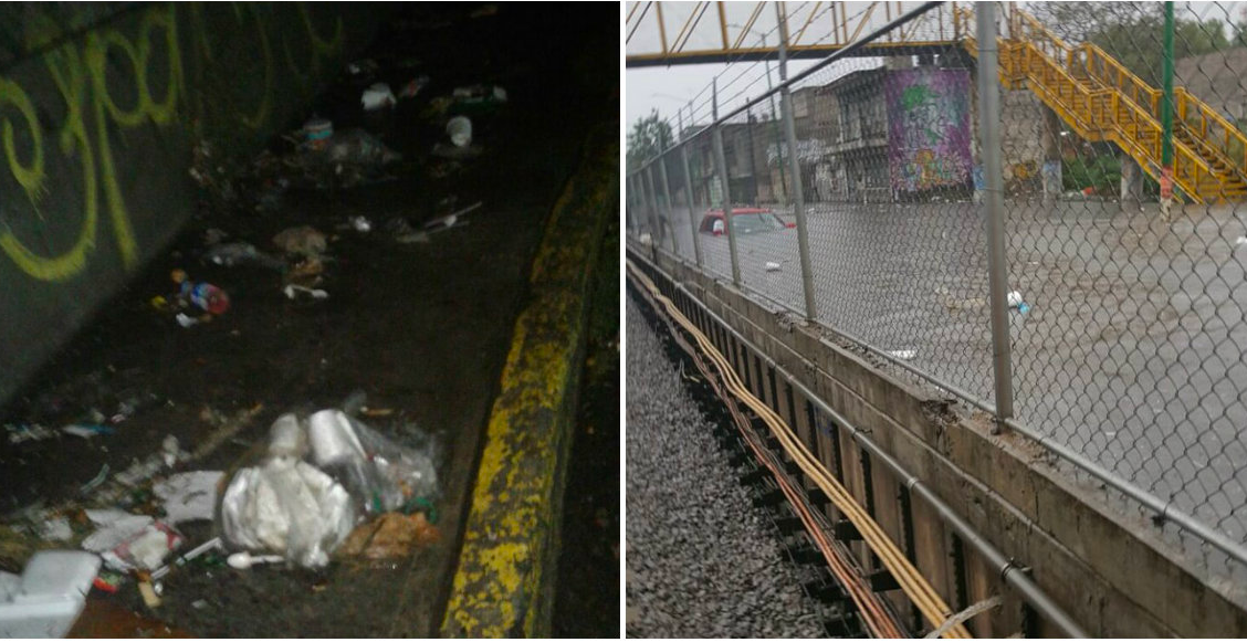 Basura Línea A inundaciones