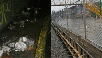 Basura Línea A inundaciones