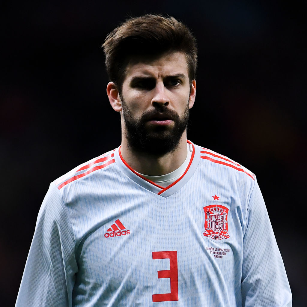 Gerard Piqué deja entrenamiento de Espña