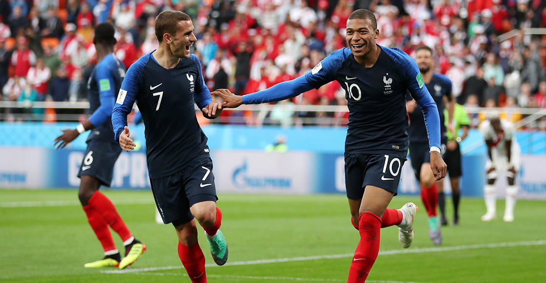 El gol de Kylian Mbappé contra Perú