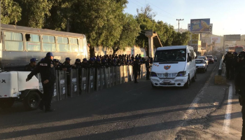 Operativo vial CNTE México Pachuca