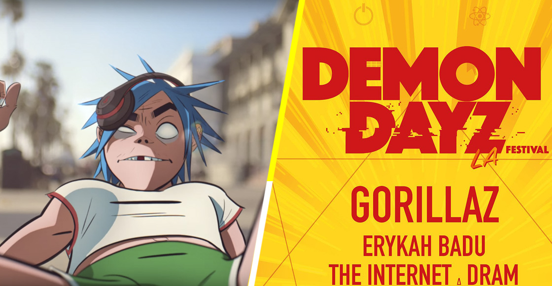 El Demon Dayz Festival 2018 de Gorillaz anunció su line up