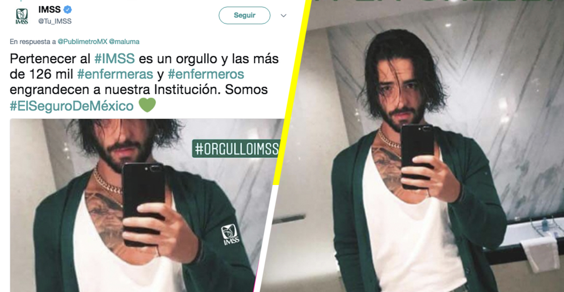 Maluma se convierte en el nuevo meme del IMSS en Twitter