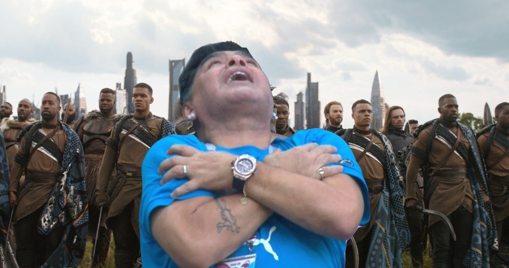 Meme de Maradona