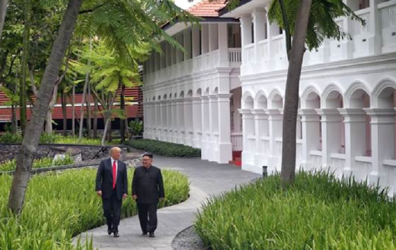 Kim Jong-un y Donald Trump, cumbre de Singapur