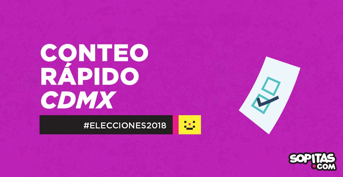 #Elecciones2018 Acá el Conteo Rápido de la Ciudad de México