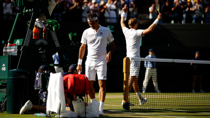 ¡Wimbledon sin 'Rey'! Roger Federer fue eliminado por Kevin Anderson