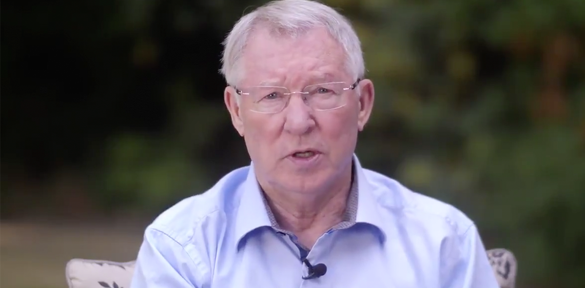 Sir Alex Ferguson reaparece recuperado: "Gracias por el apoyo"