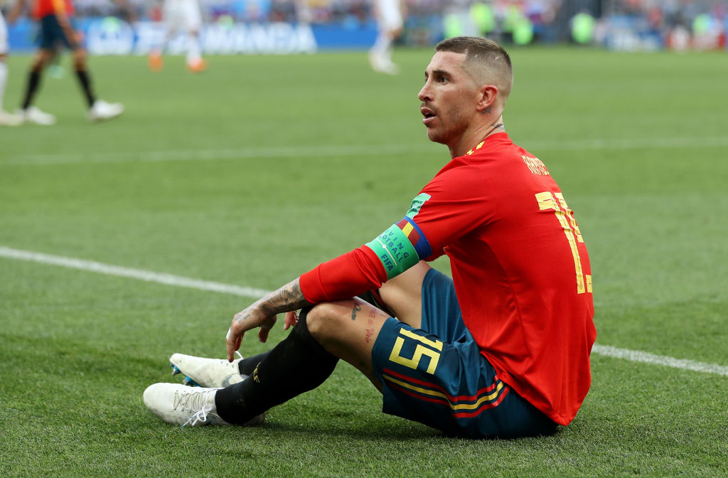 Imágenes de Sergio Ramos con España