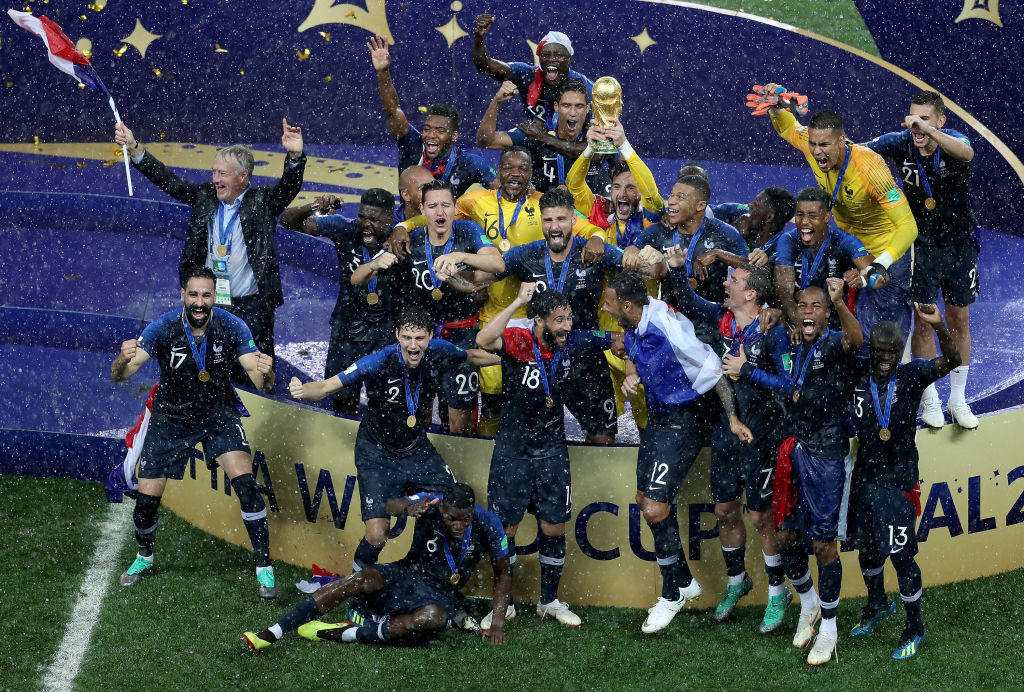 25 fotos de la premiación de Francia Campeón del Mundo en Rusia 2018