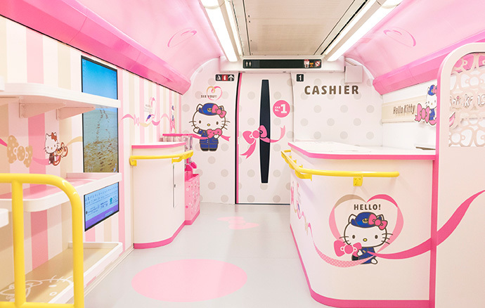 ¡Súbale! El tren de Hello Kitty está por arrancar