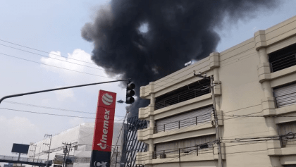 Incendio Galerías Coapa