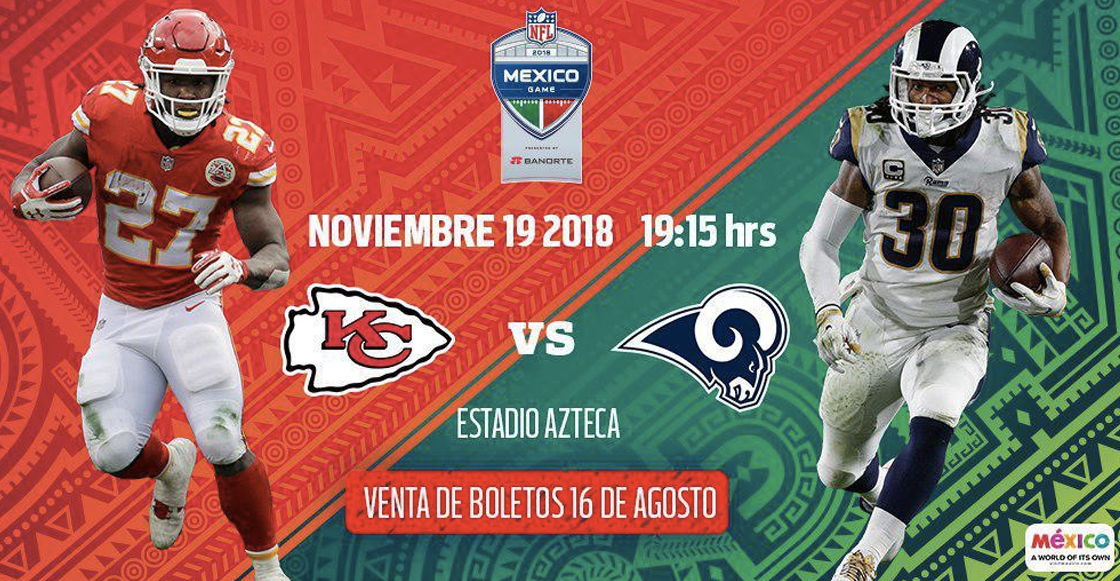 Fecha y precios deboletos para el juego de NFL en México