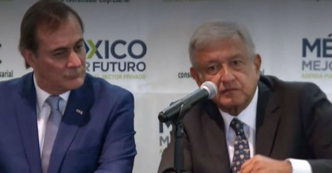 Reunión de AMLO con el CCE