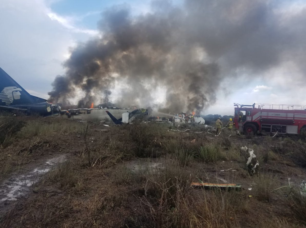 Aeroméxico accidente en Durango