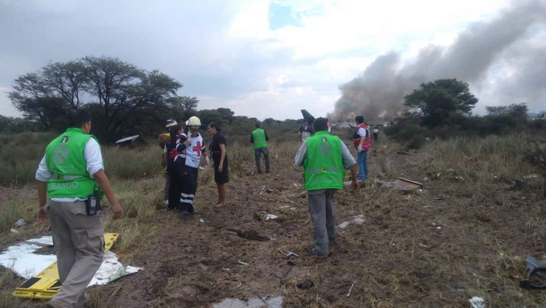 Aeroméxico accidente en Durango