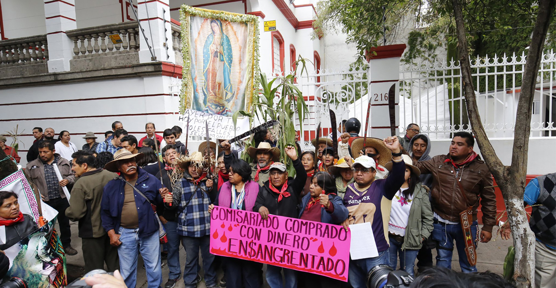 Pobladores de Atenco solicitan a AMLO que cancele el NAIM