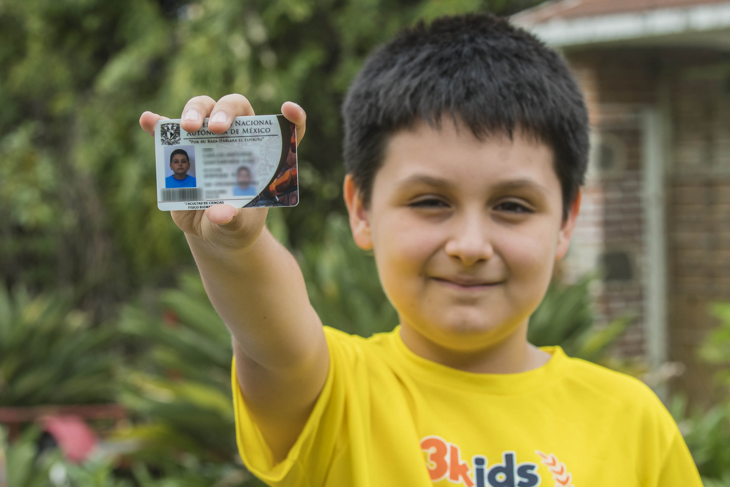 Carlos Antonio Santamaría Díaz, primer niño en la UNAM