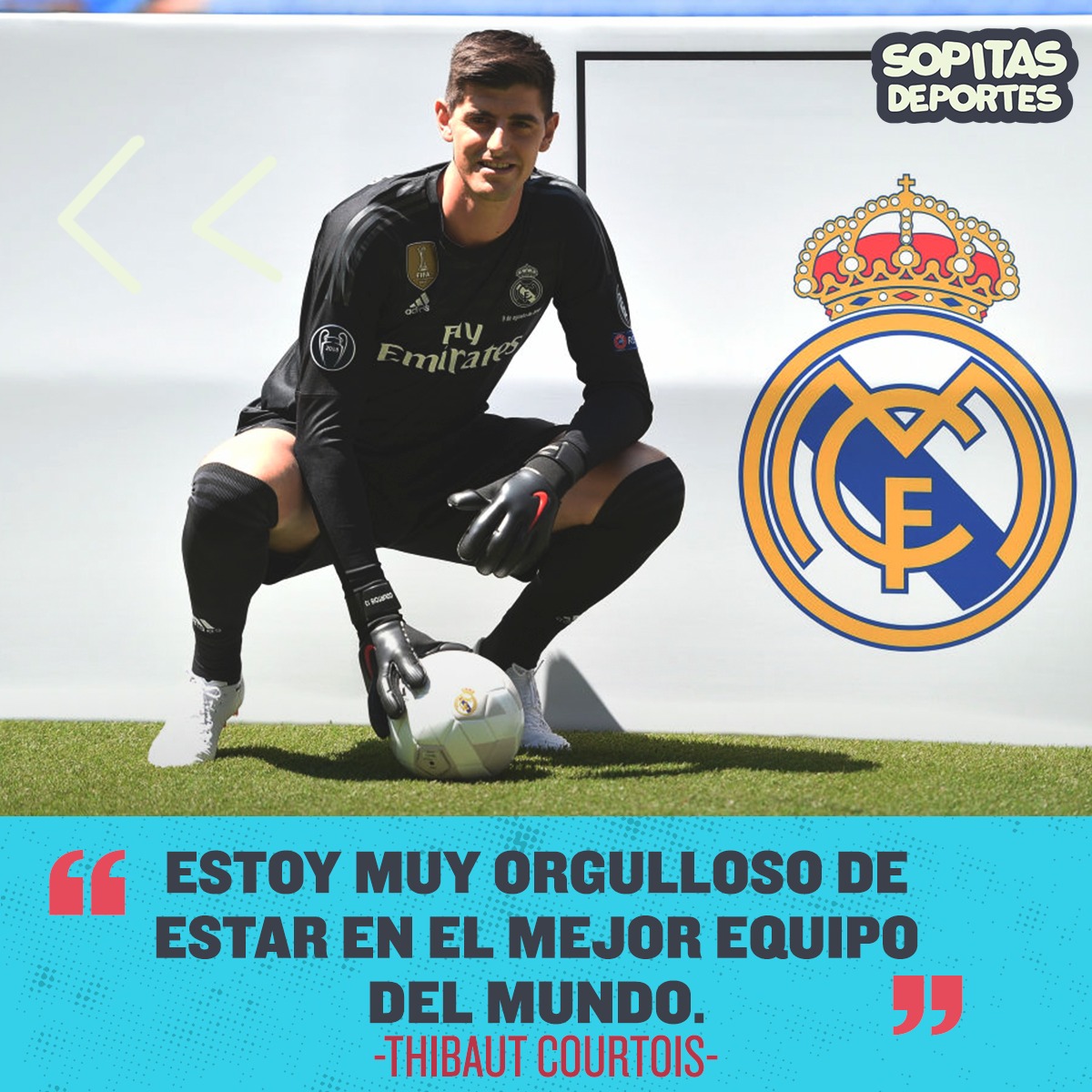 El día que Thibaut Courtois se burló del Real Madrid