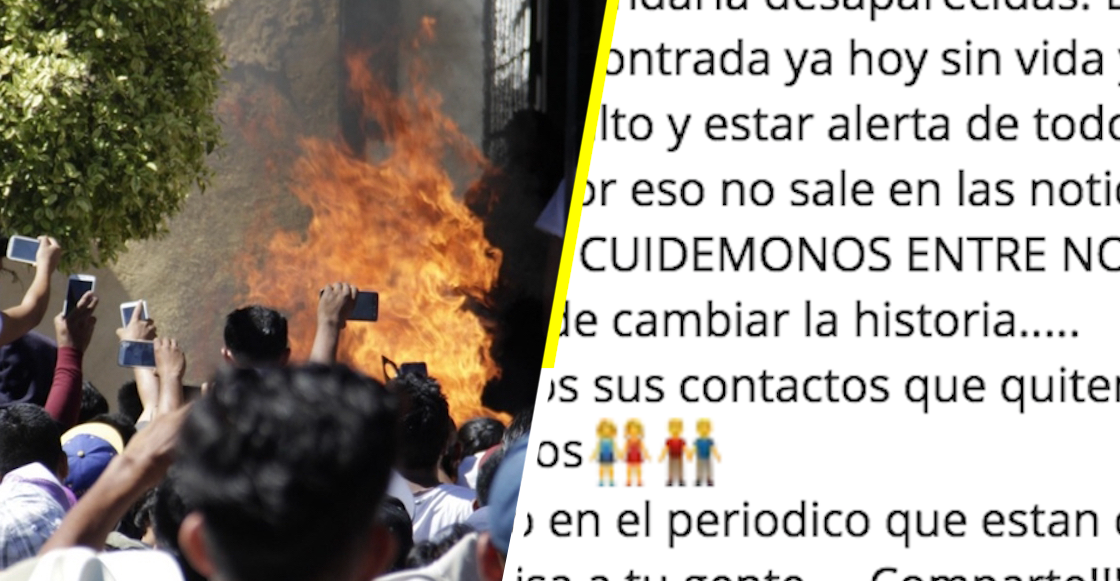 Los mensajes de WhatsApp que alertan sobre bandas de robachicos son falsos