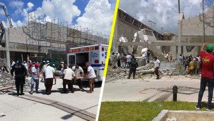 Derrumbe en Puerto Morelos deja al menos un muerto y varios lesionados