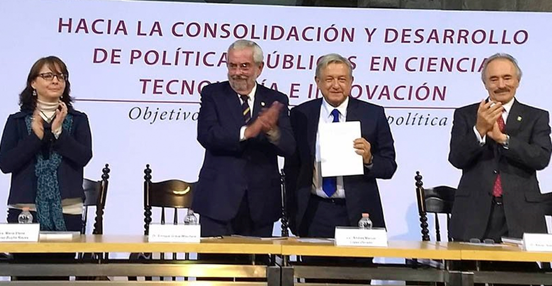 Universidades entregan plan sobre ciencia y tecnología a López Obrador