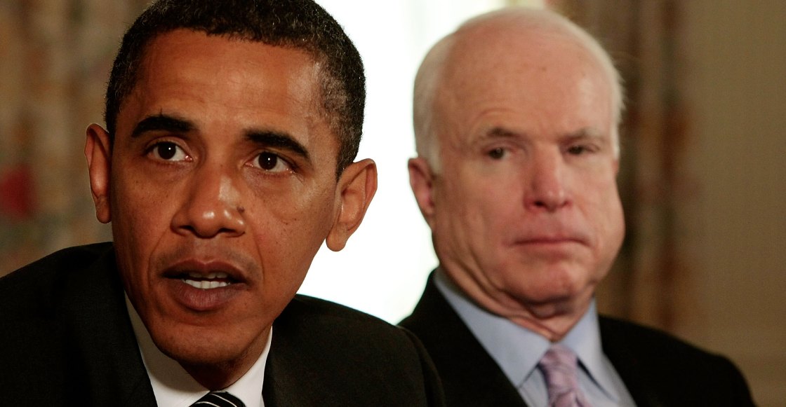 La emotiva despedida de Barack Obama al senador John McCain