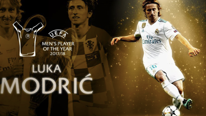 ¿Cristiano qué? Luka Modric es el jugador del año de la UEFA