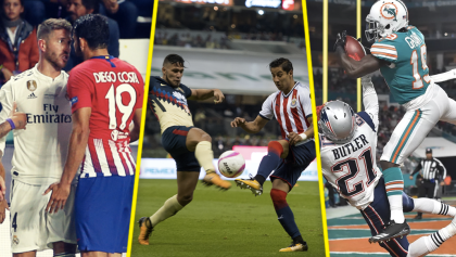 Clásico Nacional, Derbi Español y Dolphins vs Patriots: Lo imperdible