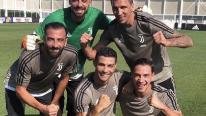 ¿Por qué llegó Cristiano Ronaldo al entrenamiento con el ojo morado?