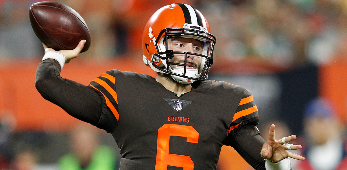 Baker Mayfield con Browns