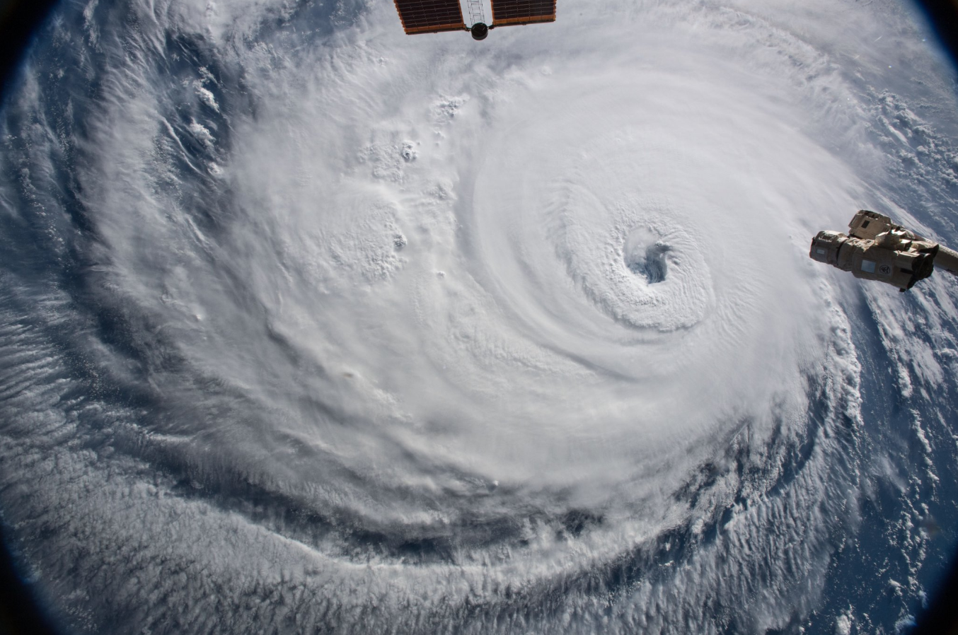 En imágenes: Así se ve el huracán 'Florence' desde el espacio