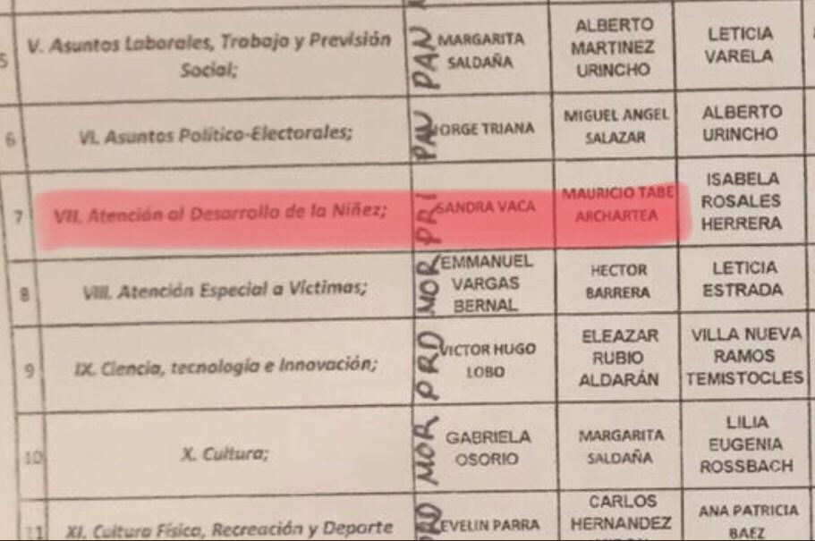 Sandra Vaca es designada presidenta de la Comisión de Atención al Desarrollo de la Niñez en CDMX