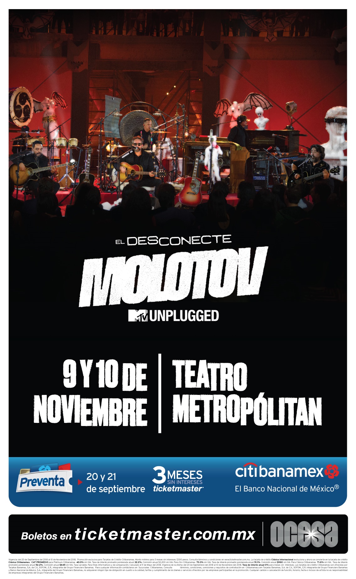¡Molotov presentará ‘El Desconecte’ en el Teatro Metropólitan!