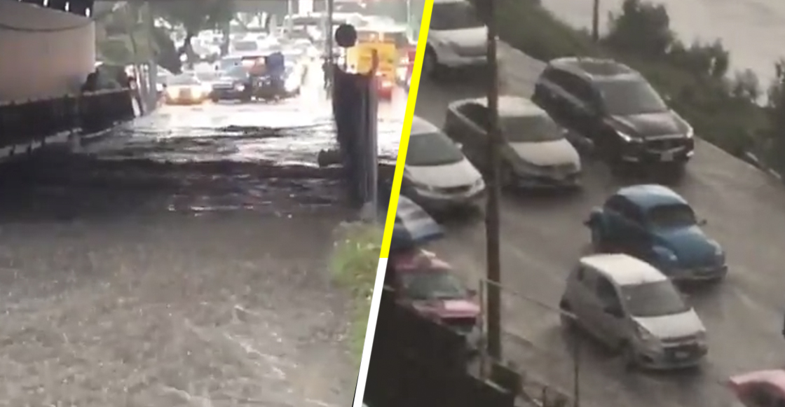 ¡Prevenidos! Hay inundaciones en Periférico Sur: Insurgentes y Picacho-Ajusco