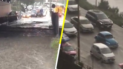 ¡Prevenidos! Hay inundaciones en Periférico Sur: Insurgentes y Picacho-Ajusco