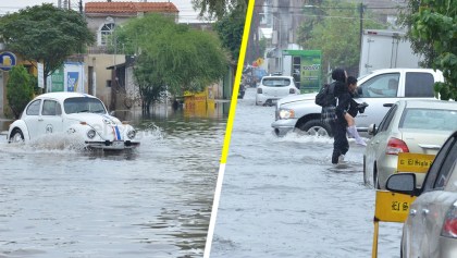 Fuertes lluvias inundan Torreón, en Coahuila, y va a seguir lloviendo