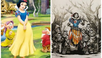 Princesas Disney convertidas en guerreras letales